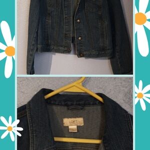 LOFT Women's Blue Denim Jacket